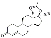 NORGESTIMATE  RELATED COMPOUND A (25 MG) (LEVONORGESTREL ACETATE) Structure