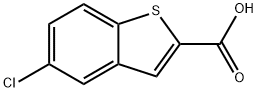 5-CHLORO-BENZO[B]THIOPHENE-2-CARBOXYLIC ACID Structure