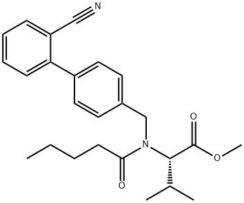 Valsartan cyano analog methyl ester Structure