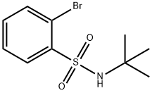 2-Bromo-N-(tert-butyl)benzenesulphonamide Structure