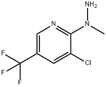 1-[3-CHLORO-5-(TRIFLUOROMETHYL)PYRID-2-YL]-1-METHYLHYDRAZINE Structure