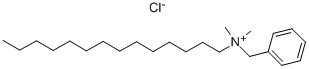 Tetradecyldimethylbenzylammonium chloride Structure