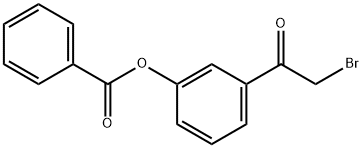 APLPHA-BROMO-M-BENZOYLOXYACETOPHENONE Structure