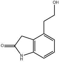 1,3-Dihydro-4-(2-hydroxyethyl)-2H-indole-2-one Structure