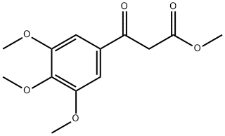 3-OXO-3-(3,4,5-TRIMETHOXYPHENYL)PROPIONIC ACID METHYL ESTER Structure