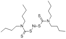 Nickel dibutyldithiocarbamate  Structure
