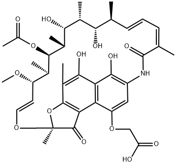 4-O-(Carboxymethyl)rifamycin Structure