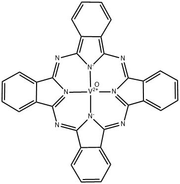 Oxyvanadium phthalocyanine Structure