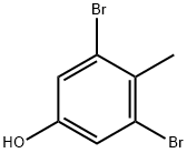 3,5-DIBROMO-4-METHYLPHENOL Structure