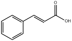 trans-Cinnamic acid Structure