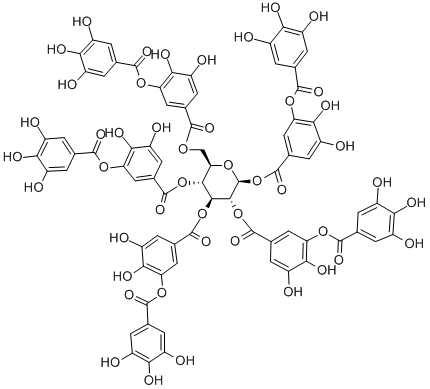 Tannic acid Structure