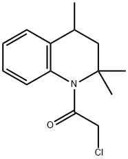 2-CHLORO-1-(2,2,4-TRIMETHYL-3,4-DIHYDRO-2H-QUINOLIN-1-YL)-ETHANONE Structure