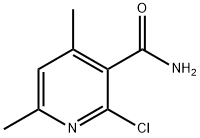 2-CHLORO-4,6-DIMETHYLNICOTINAMIDE Structure