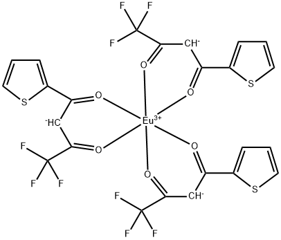 TRIS(4,4,4-TRIFLUORO-1-(2-THIENYL)-1,3-BUTANEDIONO)EUROPIUM (III) Structure