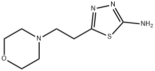 5-(2-MORPHOLIN-4-YL-ETHYL)-[1,3,4]THIADIAZOL-2-YLAMINE Structure