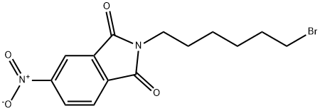 2-(6-BROMOHEXYL)-5-NITROISOINDOLINE-1,3-DIONE Structure