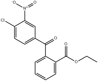 ETHYL 2-(4-CHLORO-3-NITROBENZOYL)BENZOATE Structure