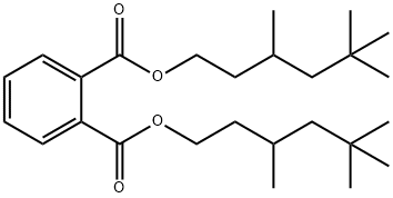 BIS(3,5,5-TRIMETHYLHEXYL) PHTHALATE Structure