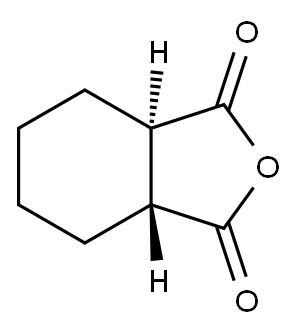 (+/-)-TRANS-1,2-CYCLOHEXANEDICARBOXYLIC ANHYDRIDE Structure