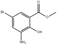 Methyl 3-amino-5-bromo-2-hydroxybenzoate 95+% Structure