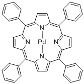 meso-Tetraphenylporphyrin-Pd(II) Structure