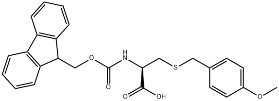 N-Fmoc-S-(4-methoxybenzyl)-L-cysteine Structure