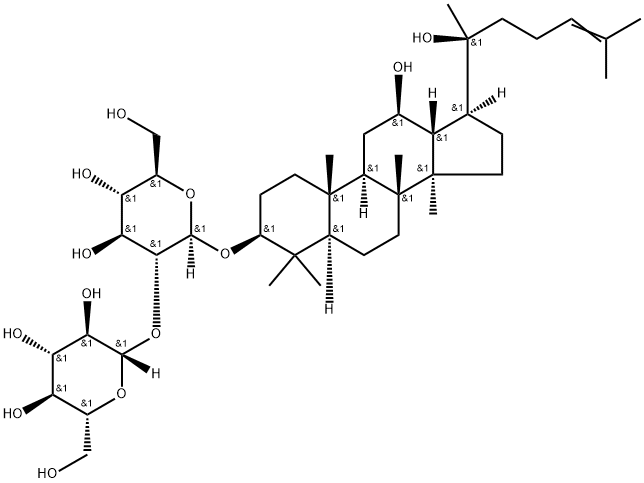 Ginsenoside Rg3 Structure