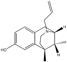 N-ALLYLNORMETAZOCINE Structure