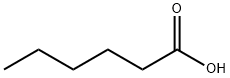 Hexanoic acid Structure