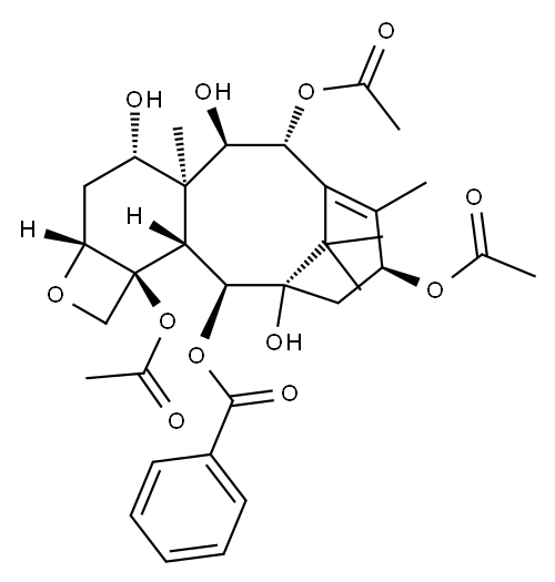 13-Acetyl-9-dihydrobaccatin III Structure