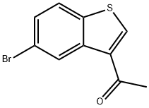 1-(5-BROMO-1-BENZOTHIEN-3-YL)ETHANONE Structure