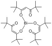 BISMUTH TRIS(2,2,6,6-TETRAMETHYL-3,5-HEPTANEDIONATE) Structure
