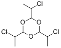 2,4,6-TRIS(1-CHLOROETHYL)-1,3,5-TRIOXANE Structure