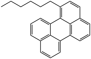 1-N-HEXYLPERYLENE Structure
