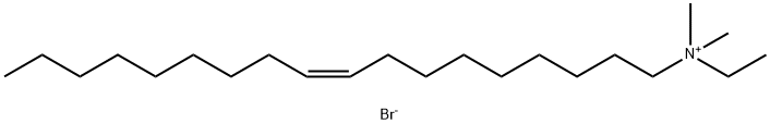 Oleyl dimethyl ethyl ammonium bromide Structure