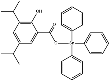 triphenyltin 3,5-diisopropylsalicylate Structure