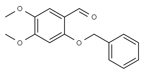 2-BENZYLOXY-4,5-DIMETHOXYBENZALDEHYDE Structure