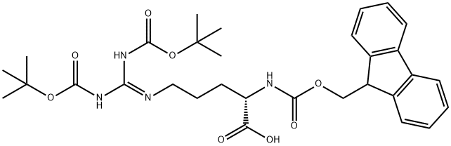 FMOC-ARG(BOC)2-OH Structure