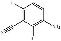 3-AMINO-2,6-DIFLUOROBENZONITRILE Structure