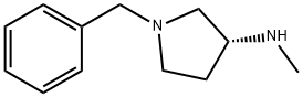 (3R)-(-)-1-BENZYL-3-(METHYLAMINO)PYRROLIDINE Structure