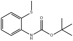 tert-Butyl (2-(Methylthio)phenyl)carbaMate Structure