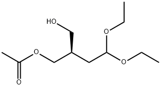 1,3-Propanediol, 2-(2,2-diethoxyethyl)-,monoacetate,(R)- Structure