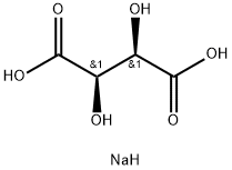 [R-(R*,R*)]-tartaric acid, sodium salt Structure
