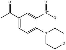1-(4-MORPHOLINO-3-NITROPHENYL)-1-ETHANONE Structure