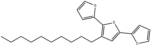 3'-Decylterthiophene
 Structure