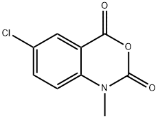 6-chloro-1-methyl-2H-3,1-benzoxazine-2,4(1H)-dione Structure