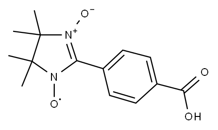 2-(4-Carboxyphenyl)-4,4,5,5-tetramethylimidazoline-1-oxyl-3-oxide Structure