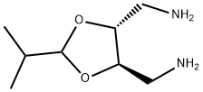 (4R,5R)-4,5-BIS(AMINOMETHYL)-2-ISOPROPYL-1,3-DIOXOLANE  Structure