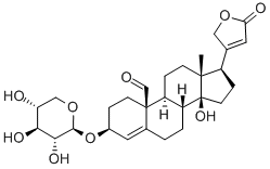 deglucohyrcanoside Structure