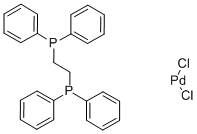 [1,2-BIS(DIPHENYLPHOSPHINO)ETHANE]DICHLOROPALLADIUM(II) Structure
